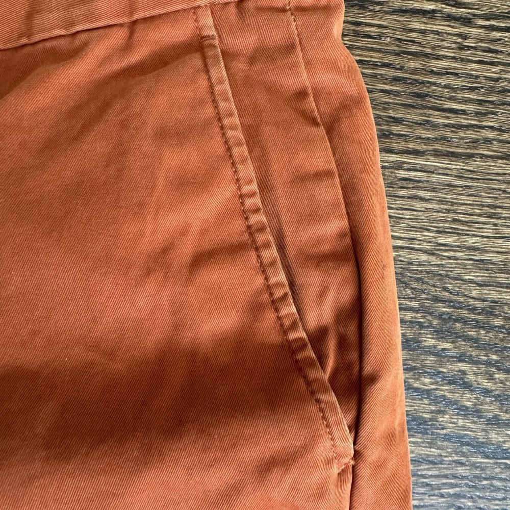 Banana Republic Aiden‎ Chino Slim Fit Stretc Rust Men's Pants 32X32 - Picture 4 of 8